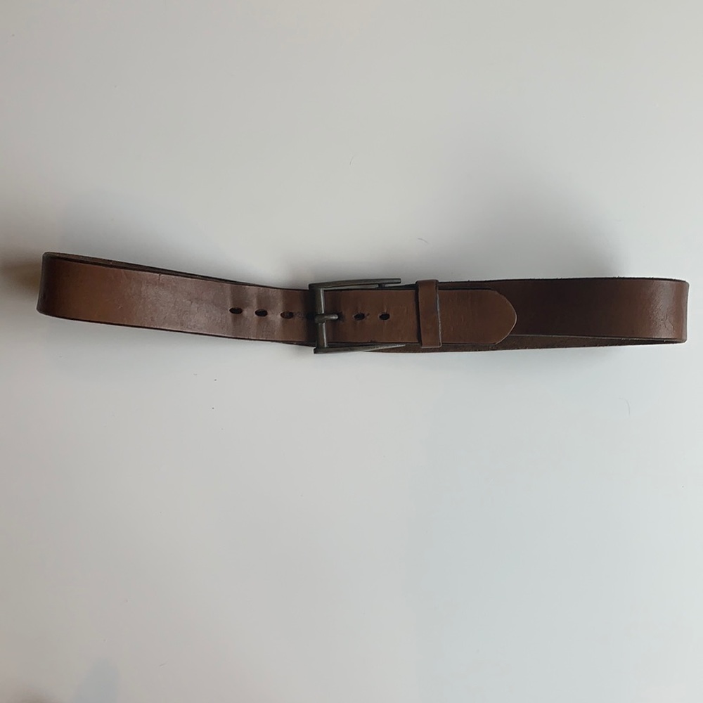 Brown Leather Belt 45” Long